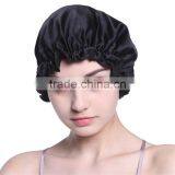 Wholesale High Quality 100% Pure Silk Sleep Hat Nightcap Real Silk Skin Care Environmental Protection Safety Sleeping Cap thumbnail-1
