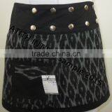 Printed Wrap Skirt thumbnail-4