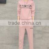 2017 New Design Hign Quality and Reasonable Price Women Casual Tracking Suits 100% Cotton thumbnail-1