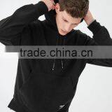 2017 Spring Causual Long Sleeve Plain Dyed Blank 220g 100% Cotton Custom Logo Men Gym Pullover Hoodie thumbnail-3