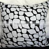 Black & White Decorative Pillow Cover Printed, Cotton Blend Pillow, Printed Pillow, Modern Home Decor, Floor Cushions thumbnail-2