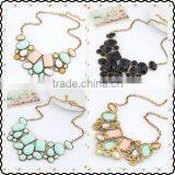 CHARM CRYSTAL FLOWER CHOKER CHUNKY STATEMENT BIB PENDANT CHAIN COLLAR NECKLACE thumbnail-1