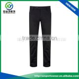 Black color simple design Top quality performance dry fit slim fit long pants/trousers