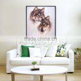 Custom Pattern Rectangle Wolf Cross Stitch Designs thumbnail-1