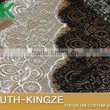 2016 Fashion Lace Fabric 6M/ Lot Eyelash 13cm DIY Decorative Soft Off White Nylon Eyelash Lace Trim Wedding Dress Fabric 2016 thumbnail-1