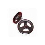 Investment Casting Parts 3-or 4-hole Pulley With 350cm Maximum Diameter, OEM Orders Welcome