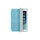 Blue Ultra Slim Tablet PC Protective Case Cover For Ipad Air / 5 With Eco Leather