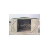 Prefab Modular Apex Metal Garden Shed 10x12 Ft For Industrial / Commercial Prototype