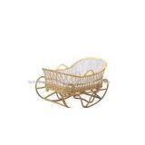 Wicker Rattan Baby Cradle(whx063) thumbnail-1