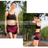 Directly Sale Women Double-deck Waistband Yoga Training Shorts thumbnail-5