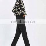 High Fashion Petite Lace Embroidered Jacket Black Color Ladies Blazer Designs thumbnail-4