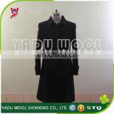OEM 2016 High Quality Women Winter Designs Long Slim Wool Coats With Waistband