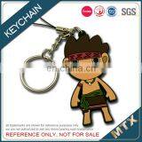 2D Design Soft PVC Keychain Custom Logo thumbnail-1