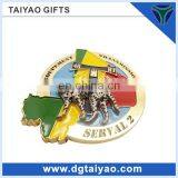 Custom Modern Abstract Carving Badge