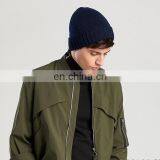 Wholesale Mens Knit Winter Beanie Cap With Woven Tags