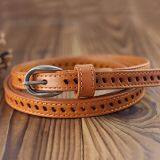 Fashionable Lady Genuine Cow Leather Woman Hollow Leather Belts thumbnail-1