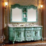 Exquisite Antique Look Double Bathroom Vanity With Hand Craved Design No.801