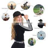 Amazon High-quality 100% Cotton Pure Color Cap Hat for Sports thumbnail-5