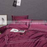 Home Hotel Luxury High Quality 5 Star Bed Sheet Bedding Set Cotton Costom Color Ruby Bed Set thumbnail-4