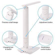 5W/10W LED Table Lamp For Study Reading Touch Switch Desk Lamps With Calendar Temperature Alarm Clock Rechargeable Reading Light thumbnail-4