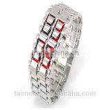 Made in China Iron Samurai Lava Blue Led Watch thumbnail-1