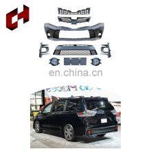 CH Good Quality Pp Material Black Bumper Plates Engine Hood Trunk Wing Led Light Body Kit For Toyota Sienna 2011-2016 To 2018 thumbnail-3