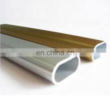 Aluminium Oval Tube for Wardrobe 3 - 6 Meters With Cutting Service 6063 New Material Pre-drilled Mounting Holes thumbnail-4