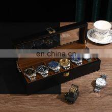 High Quality Wooden Display 8 Grid Watch Box Case thumbnail-4