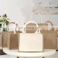 Bolsa De Yute Mini Bolsas Promocionales Oversize Sac Sacs Cabas Toile De En Jute Tote Bag Carry Bag for Shop thumbnail-5