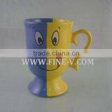 Ceramic Embossed Printed Coffee Cup thumbnail-1