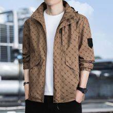Stylish Colorful Casual Sports Windproof Waterproof Men's Long Sleeve Sunblock Yoga Jacket thumbnail-4
