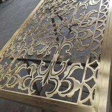 European Home Improvement Brass Carved Screen thumbnail-4