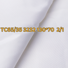 TC65/35 Polyester-cotton Medical Twill Fabric, 30*30, 130*70, Non-fluorescent Fabric thumbnail-1