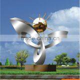 Modern Large Garden Arts Stainless Steel Sculpture for Outdoor Decoration thumbnail-1