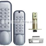 OSPON double unlocking side Mechanical Pushbutton Lock, Marine Grade Stain chrome OS2208S