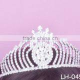 Diamond Rhinestone Wholesale Princess Crown Tiaras Ladies Wedding Bridal Queen Crown Wholesale thumbnail-1