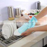 Home Kitchen Cleaning Wash Dishes Wood Fiber Waterproof Magic Gloves thumbnail-1