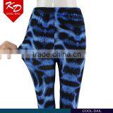 2016 Latest Design Blue Cheetah Print Good Elasticity Sexy Leggings thumbnail-4