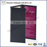 Synthetic Leather Hardback Wine List Menu Covers