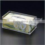 Acrylic Facial Tissue Holder Box QCY-TB-11