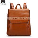 China 2016 New Products Leisure Leather Backpack for Girls