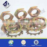 Nut With Washer Plated Yellow Zinc thumbnail-6