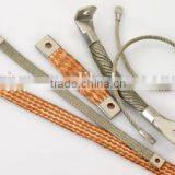 copper braided strip press welded