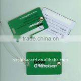 Customized Hard PVC Luggage Tags With Silicone Cord thumbnail-5