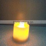 YD01 D75*H80mm paraffin pillar electronic LED candle, Christmas LED candles