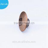 Round Square Silver Screw Shank Jeans Button With Low Price