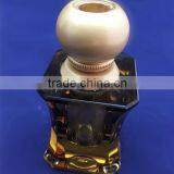 High Quality Crystal Perfume Bottle, Golden Perfume Bottle, Crystal Perfume Bottle Sale thumbnail-1