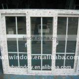60mm Series Pvc Sliding Windows With Grill Design
