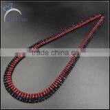 Hip Hop Men's Heavy Diamond Necklace, Men's Black Necklace thumbnail-1