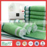 Cotton Face Towel With China Wholesale Green Strip Hotel Towel thumbnail-2
